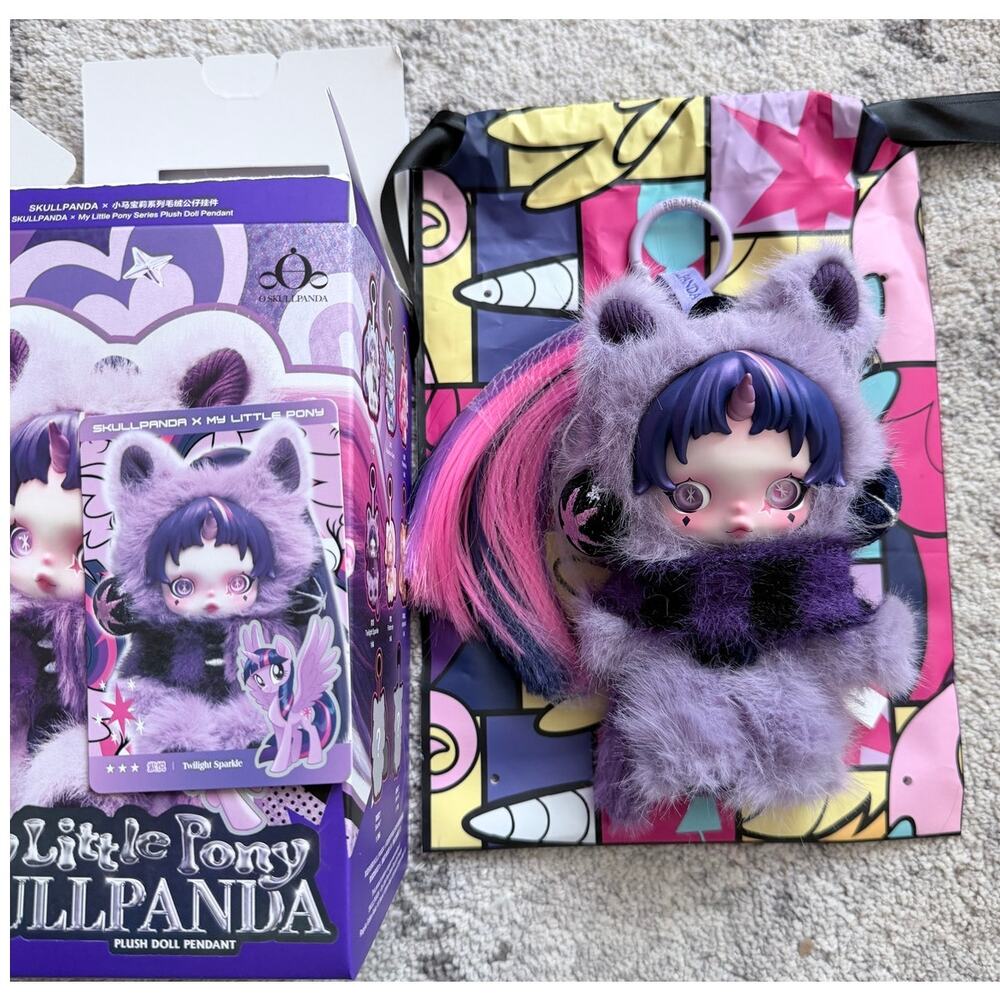 POP MART SKULLPANDA x My Little Pony Series Plush - Twilight Sparkle
